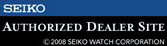 Sitio Web de Distribuidor Autorizado por SEIKO