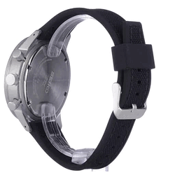Seiko | Cuarzo Conceptual De Los Hombres | Correa De Caucho Negro | Esfera  Negra SSB367P1 - First Class Watches™ ESP