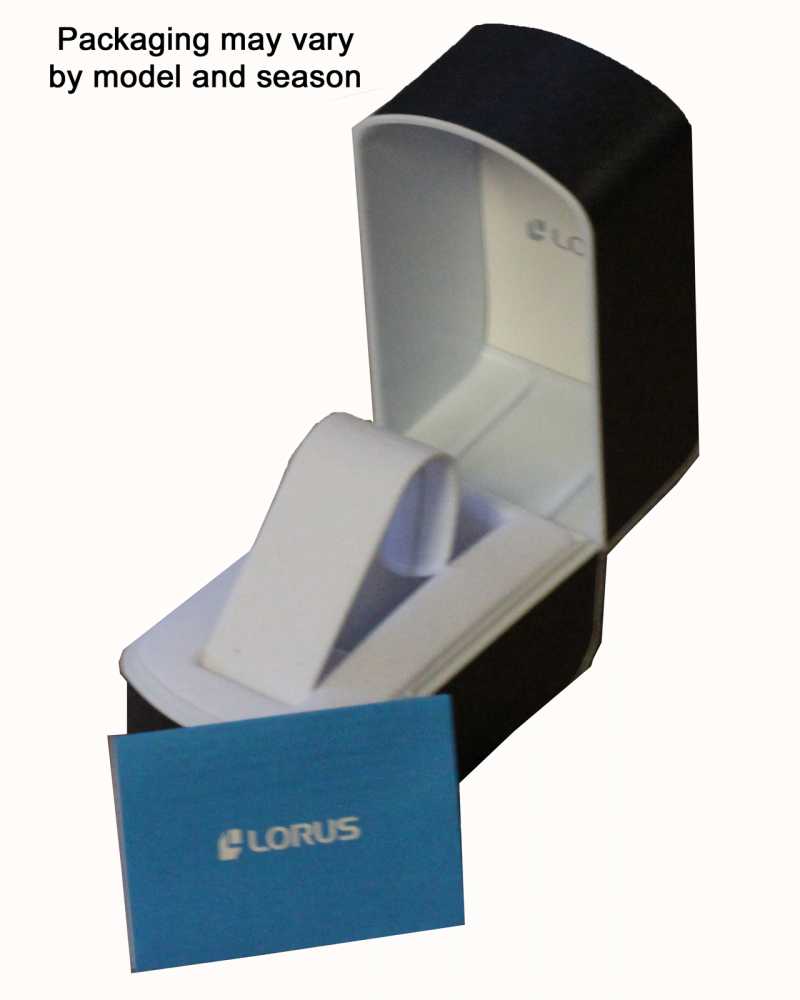 Lorus Reloj de cuarzo analógico para hombre deportivo con pulsera de cuero  RG206MX9, Azul, Reloj de cuarzo