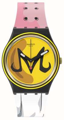 Swatch reloj majin buu x swatch dragon ball z GZ358