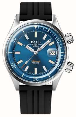 Ball Watch Company Engineer master ii diver cronómetro 42 mm esfera azul correa de caucho negra DM2280A-P1C-BER