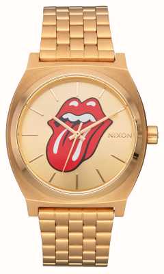 Nixon Reloj Time Teller de Rolling Stones en tono dorado A1356-509-00