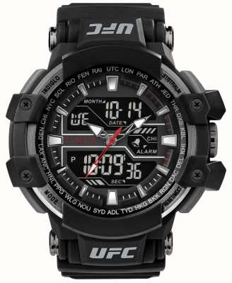 Timex x UFC Combat doble pantalla de resina negra TW5M51800