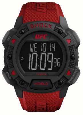 Timex x UFC Core shock digital / caucho rojo TW4B27600