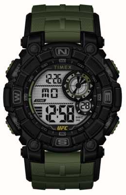 Timex x UFC Redención caucho digital / verde TW5M53900