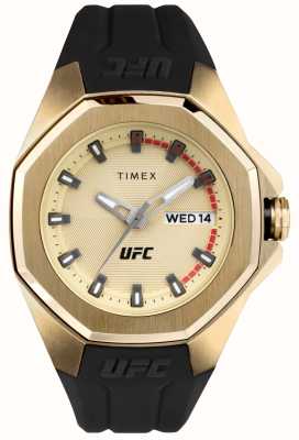 Timex X ufc pro esfera dorada/silicona negra TW2V57100