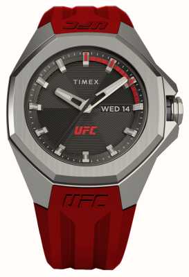 Timex X ufc pro esfera negra/silicona roja TW2V57500