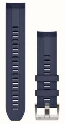 Garmin Solo correa de reloj Quickfit® 22 marq - correa de silicona azul marino 010-13225-02