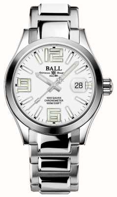 Ball Watch Company Ingeniero iii leyenda | 40 mm | esfera blanca | pulsera de acero inoxidable | arcoíris NM9016C-S7C-WHR