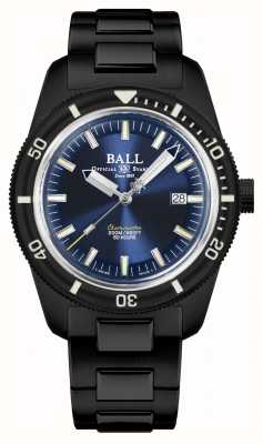 Ball Watch Company Engineer ii skindiver heritage cronómetro edición limitada (42 mm) esfera azul / pvd negro (arco iris) DD3208B-S2C-BER