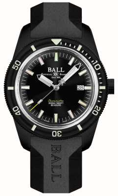 Ball Watch Company Engineer ii skindiver heritage cronómetro edición limitada (42 mm) esfera negra / caucho negro DD3208B-P2C-BK