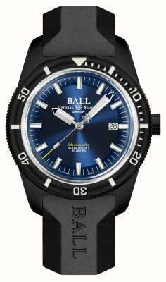 Ball Watch Company Engineer ii skindiver heritage cronómetro edición limitada (42 mm) esfera azul / caucho negro (arco iris) DD3208B-P2C-BER