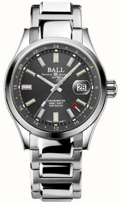 Ball Watch Company Ingeniero iii resistencia 1917 gmt | edición limitada | esfera gris | pulsera de acero inoxidable | arcoíris GM9100C-S2C-GYR