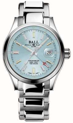 Ball Watch Company Ingeniero iii resistencia 1917 gmt | 41 mm | edición limitada | esfera azul hielo | pulsera de acero inoxidable GM9100C-S2C-IBER