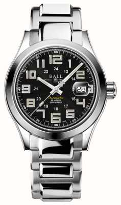 Ball Watch Company Ingeniero m pionero | 40 mm | edición limitada | esfera negra | pulsera de acero inoxidable | tubos de arcoiris NM9032C-S2C-BK2