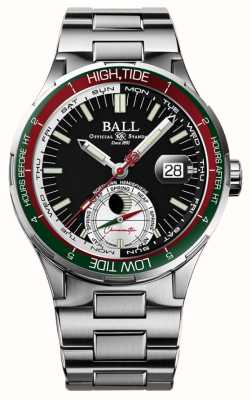 Ball Watch Company Explorador del océano Roadmaster | 41 mm | edición limitada | esfera negra | pulsera de acero inoxidable DM3120C-S1CJ-BK