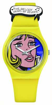 Swatch X moma - ensueño de roy lichtenstein, el reloj - viaje artístico de muestras SO28Z117