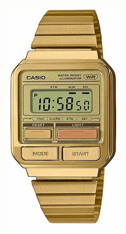 Reloj Casio A168WG-9 Dorado Vintage iluminador