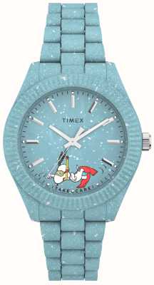 Timex Reloj de mujer Waterbury Ocean x Peanuts Snoopy esfera azul/pulsera #tide azul TW2V53200