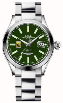 Ball Watch Company Engineer master ii doolittle raiders (40 mm) esfera verde / brazalete de acero inoxidable NM3000C-S1-GR
