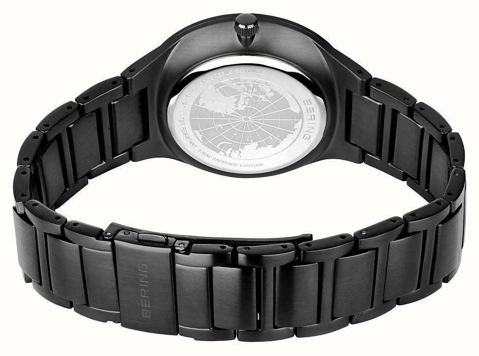Bering Reloj Solar Para Hombre (42 Mm) Con Esfera Azul Y Pulsera De Malla  De 14442-227 - First Class Watches™ ESP