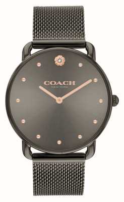 Coach Esfera gris Elliot (36 mm) / pulsera de malla de acero en tono gris 14504210