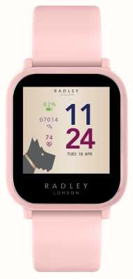 Radley Pulsera de silicona rosa con monitor de actividad inteligente Serie 10 (36 mm) RYS10-2155