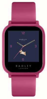 Radley Monitor de actividad inteligente Serie 10 (36 mm) Correa de silicona rosa oscuro RYS10-2157