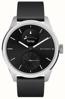 Withings Scanwatch 2 - reloj inteligente híbrido con ecg (42 mm) esfera híbrida negra / silicona negra HWA10-MODEL 4-ALL-INT