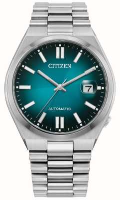 Citizen Reloj Tsoyusa automático para hombre con esfera azul y caja de 40 mm. NJ0151-88X