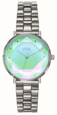 STORM Elexi ice (33 mm) para mujer con esfera verde y pulsera de acero inoxidable 47504/IC
