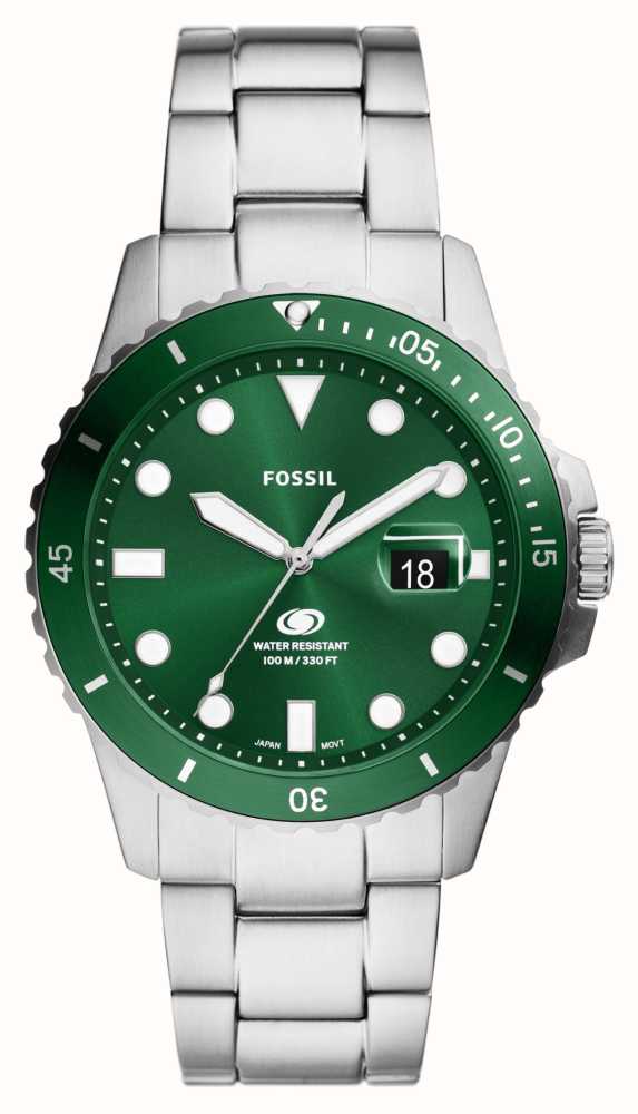 Fossil Esfera Verde Azul (42 Mm) Para Hombre/brazalete De Acero Inoxidable  FS6033 - First Class Watches™ ESP