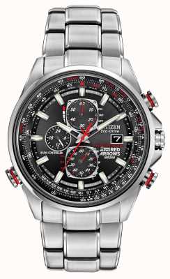 Citizen Reloj hombre flechas rojas a-t d9 cronógrafo eco-drive AT8060-50E