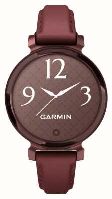 Garmin Reloj inteligente Lily 2 edición clásica de fitness y estilo de vida (35,4 mm) bronce oscuro con cuero morera 010-02839-03