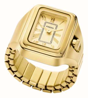 Fossil Anillo de reloj Raquel para mujer - esfera dorada/banda de acero inoxidable en tono dorado ES5343