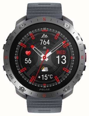 Polar Reloj deportivo inteligente polar grit x2 pro premium gps gris piedra (s-l) 900110287