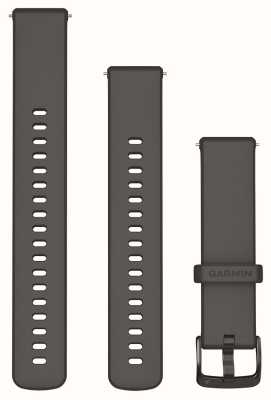 Garmin Bandas de liberación rápida (18 mm) herrajes de pizarra de silicona gris guijarro 010-13256-00