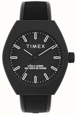Timex Urban pop (40 mm) esfera negra / correa de bio-tpu negra TW2W42100