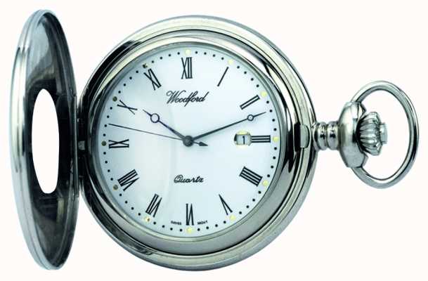 Woodford Reloj de bolsillo de cuarzo Half Hunter 1212