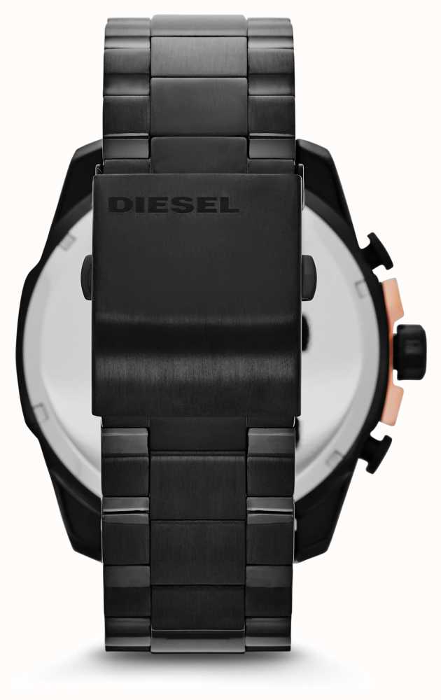 DZ4548 Hombre: Reloj analógico-digital Mega Chief silicona