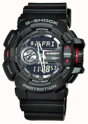 Casio Reloj cronógrafo g-shock negro para hombre GA-400-1BER