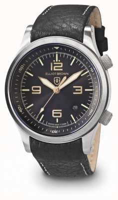 Elliot Brown Hombre canford acero inoxidable negro y dorado 202-021-L17