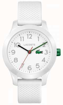 Lacoste 12.12 reloj infantil correa caucho blanca 2030003