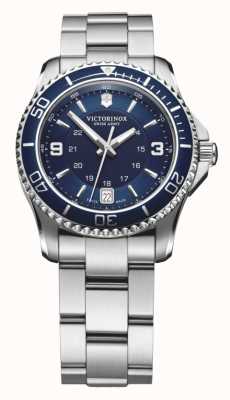 Victorinox Reloj para mujer con esfera y brazalete azul inconformista 241609