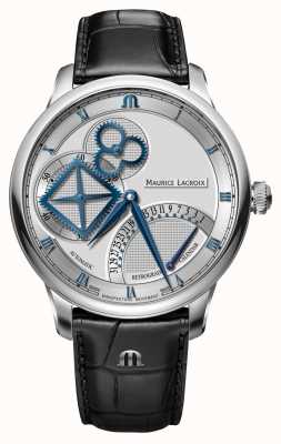 Maurice Lacroix Masterpiece reloj automático retrógrado de rueda cuadrada MP6058-SS001-110-1
