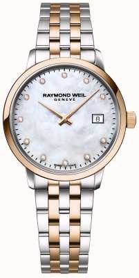 Raymond Weil | toccata diamante para mujer | acero inoxidable bicolor | 5985-SP5-97081