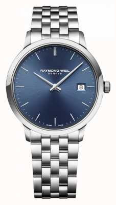 Raymond Weil | toccata de los hombres | acero inoxidable clásico | esfera azul | 5485-ST-50001