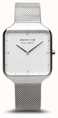 Bering | max rené | plata pulida | pulsera de malla de plata | 15836-004