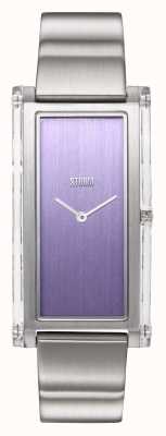 STORM | violeta plexia | pulsera de acero inoxidable | esfera violeta | 47450/V