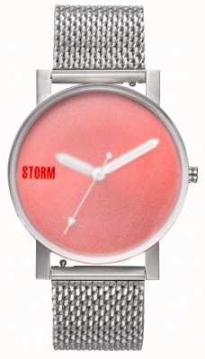STORM | nuevo blast v2 mesh rojo | pulsera de malla de plata | esfera roja | 47457/R